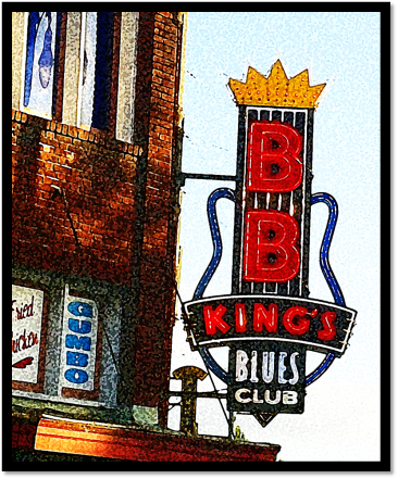 The late B B King epitomized the Memphis sound of R&B